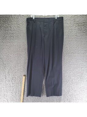 Dockers Pants Mens 36x30 Black D3 Classic Fit Trousers 100% Cotton
